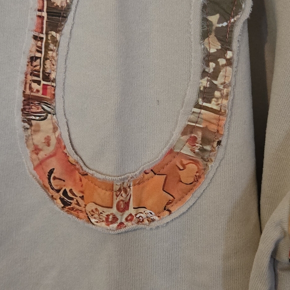 Easel Beige and Pink Stitch Detail Top - Picture 5 of 8